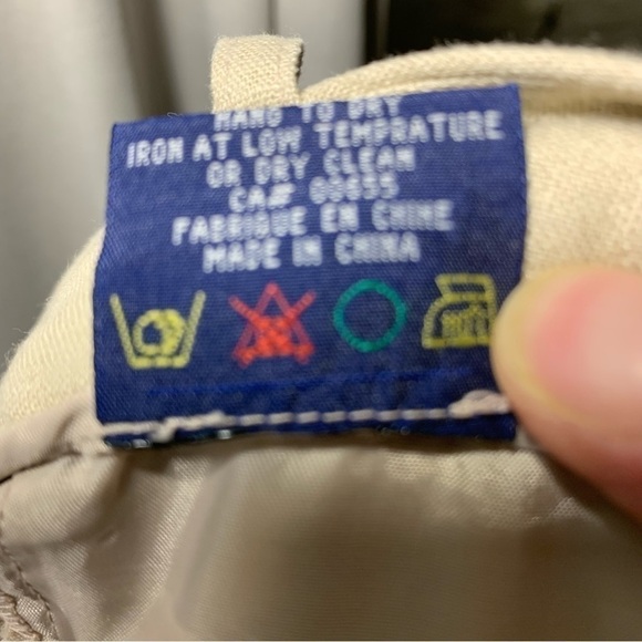 REITMANS Tan Coastal Pant Straight Wide Leg Linen Blend Minimalist Trousers 15 - Picture 7 of 11